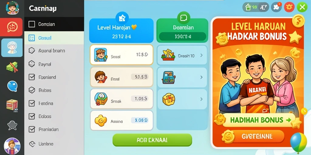 Karakter unik dengan keterampilan khusus yang menarik.