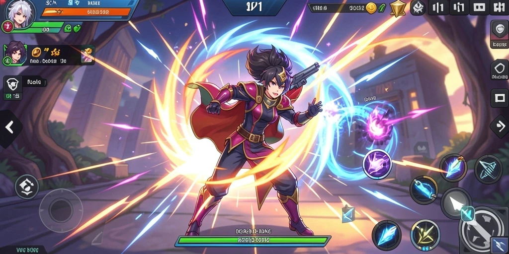 Tangkapan layar memperlihatkan fitur multiplayer saat pemain bertanding.